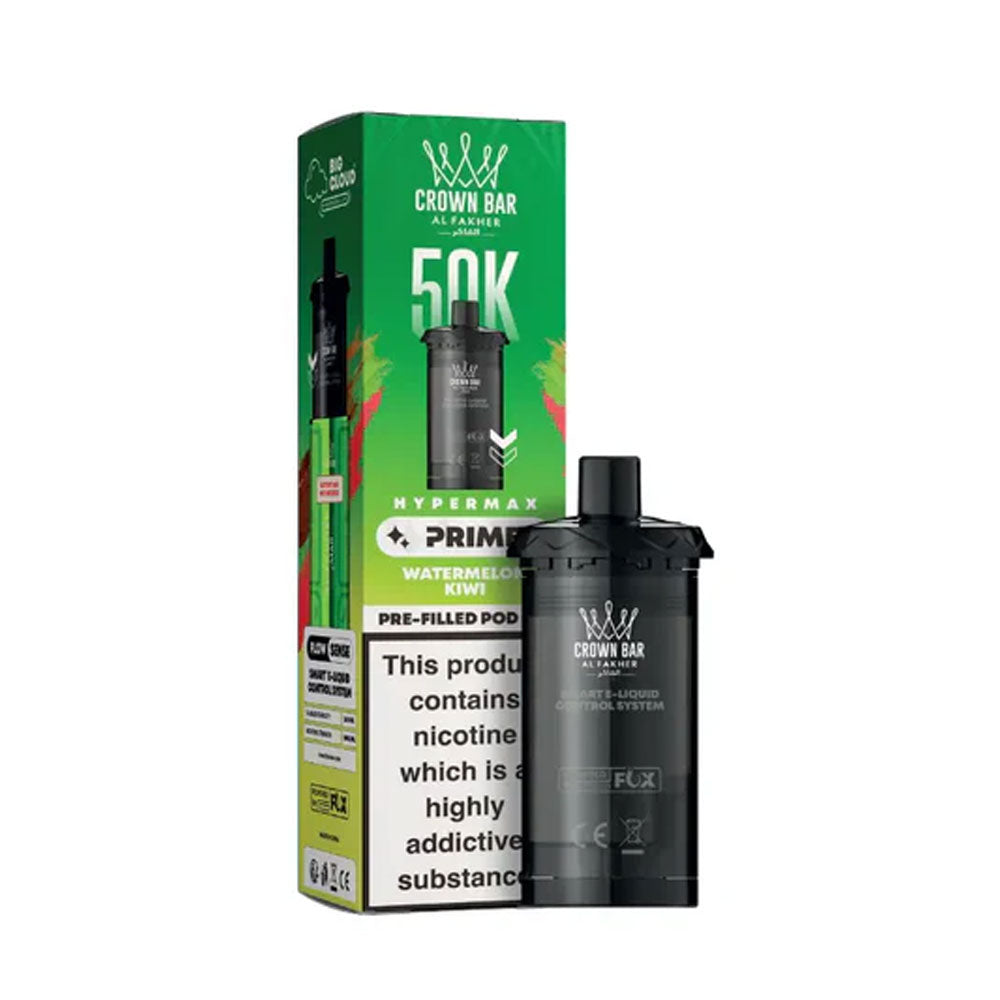 Al Fakher Crown Bar 50K Hypermax Prefilled Pods - Watermelon Kiwi