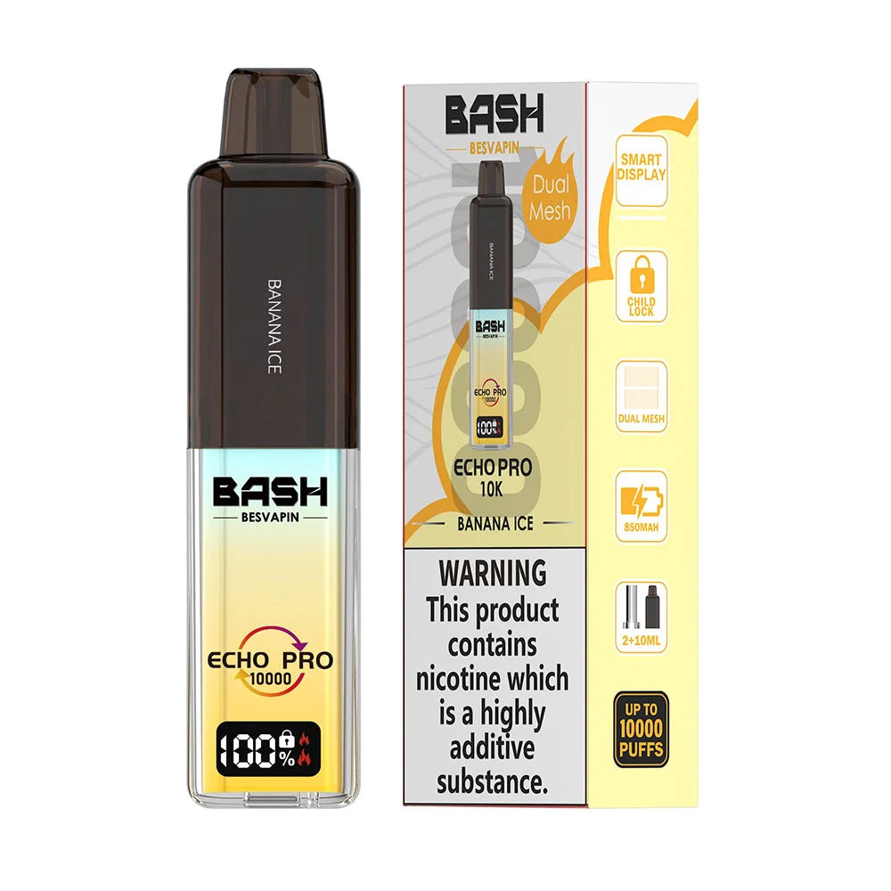 Bash Besvapin Echo Pro 10K Prefilled Pod Kit - Banana Ice