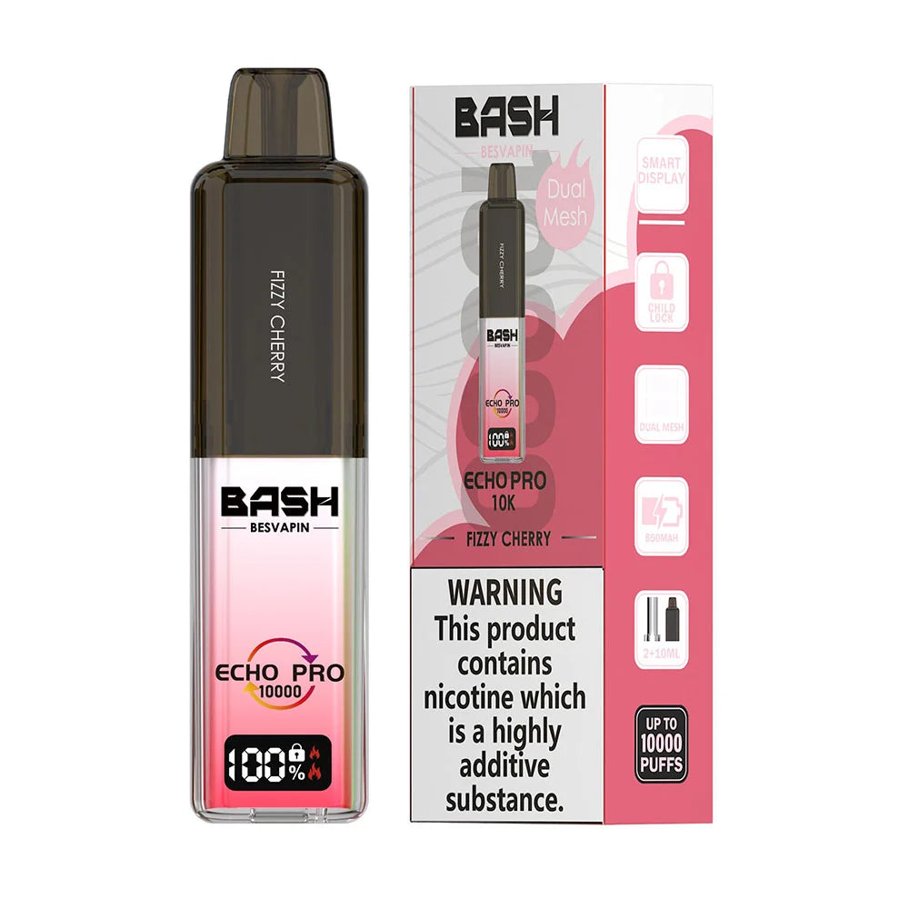 Bash Besvapin Echo Pro 10K Prefilled Pod Kit - Fizzy Cherry