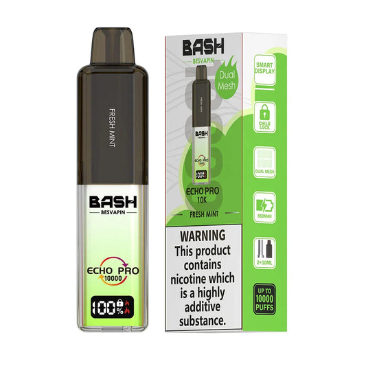 Bash Besvapin Echo Pro 10K Prefilled Pod Kit - Fresh Mint