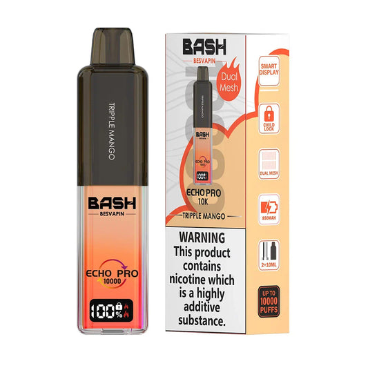 Bash Besvapin Echo Pro 10K Prefilled Pod Kit - Triple Mango