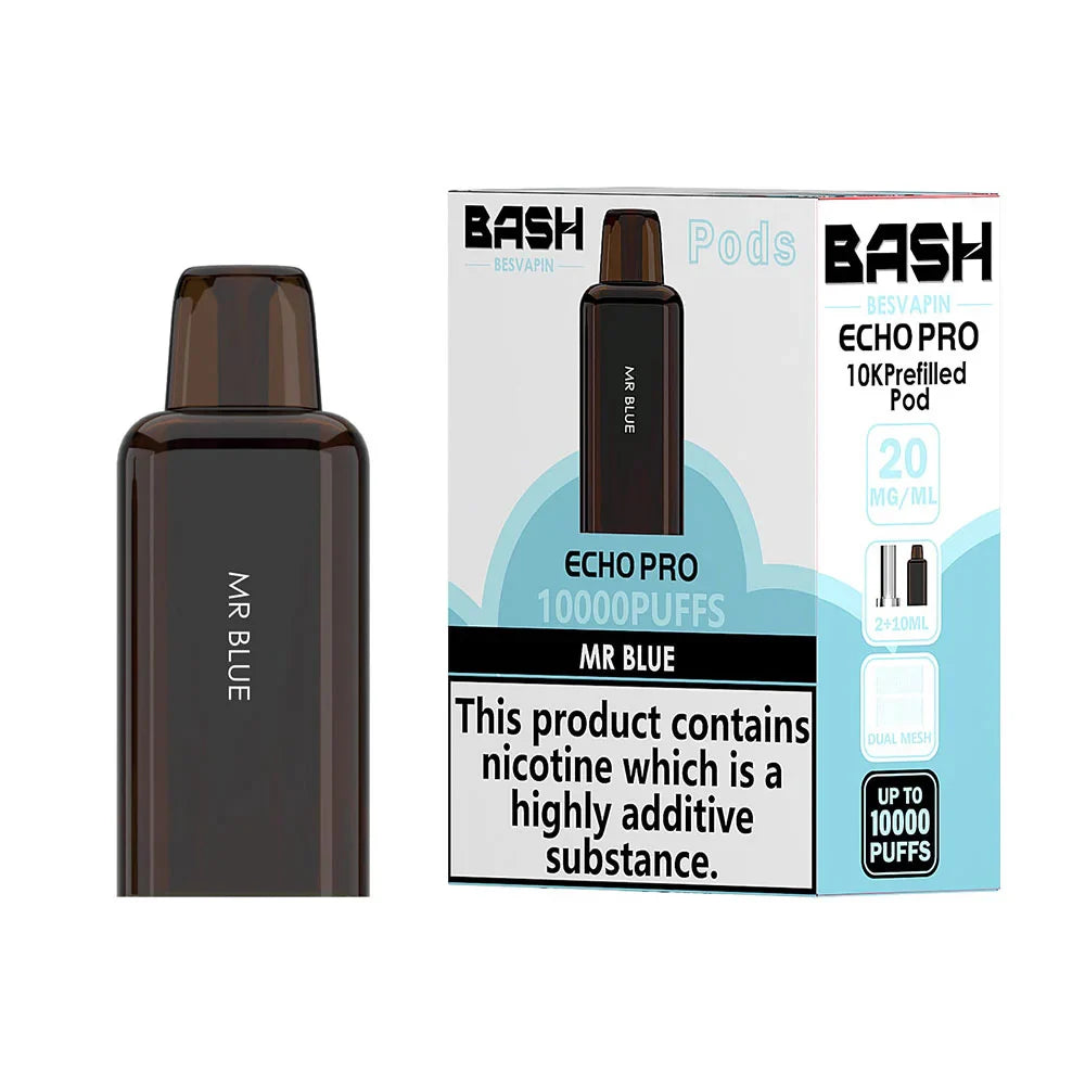 mr blue vape 10000 puffs Bash Vape Echo Pro 10K Prefilled Pods Mr Blue