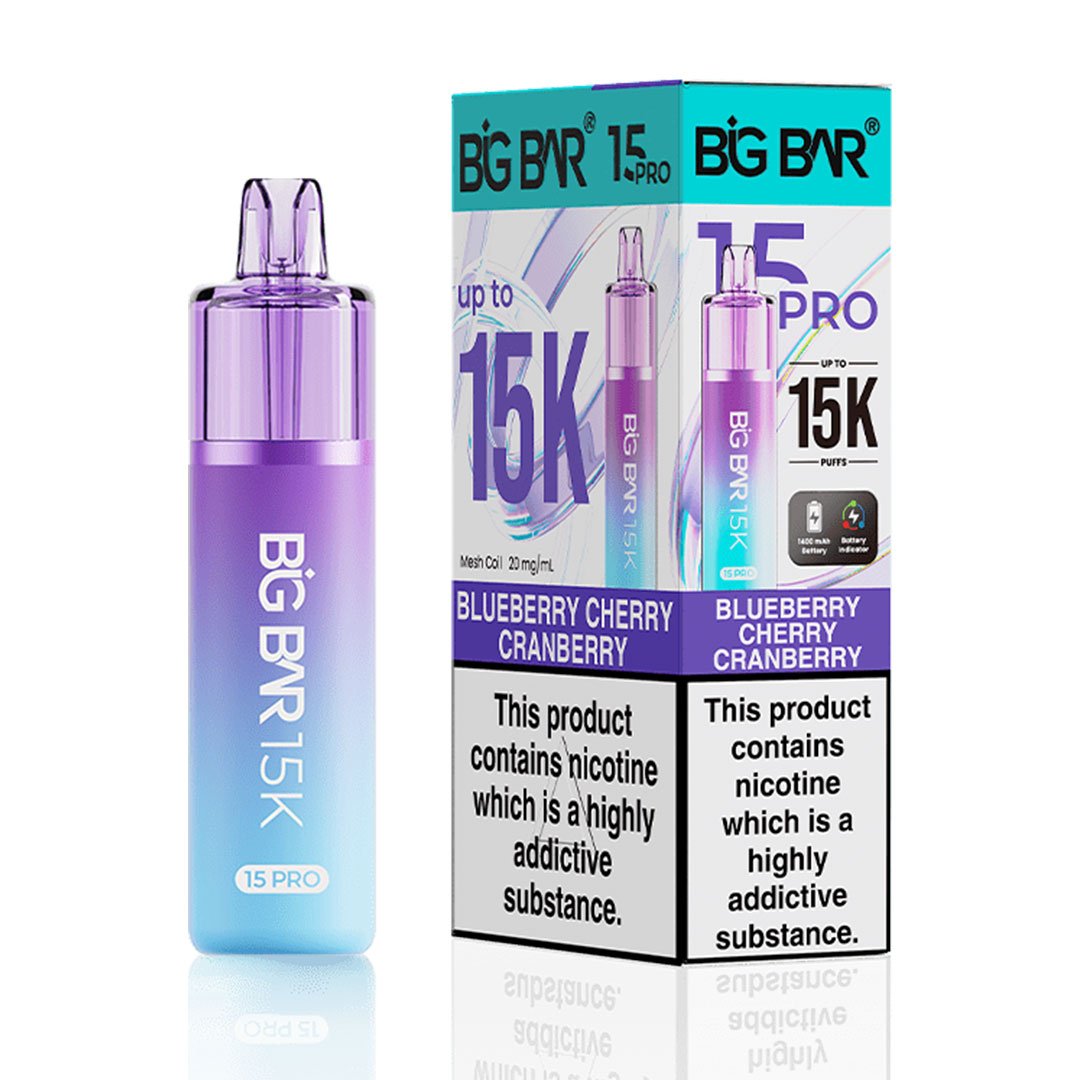 Big Bar Pro 15K Prefilled Pod Kit - Blueberry Cherry Cranberry