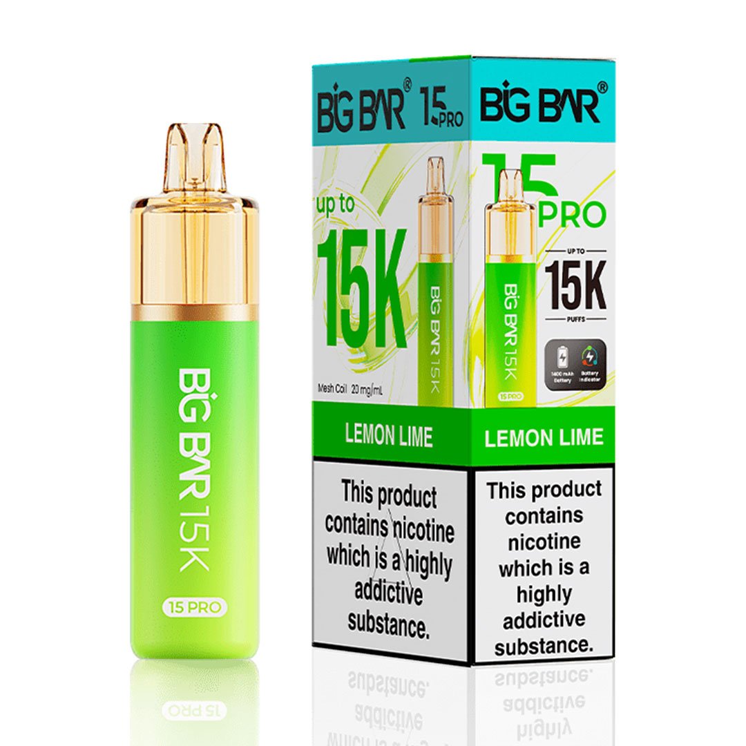 Big Bar Pro 15K Prefilled Pod Kit - Lemon Lime