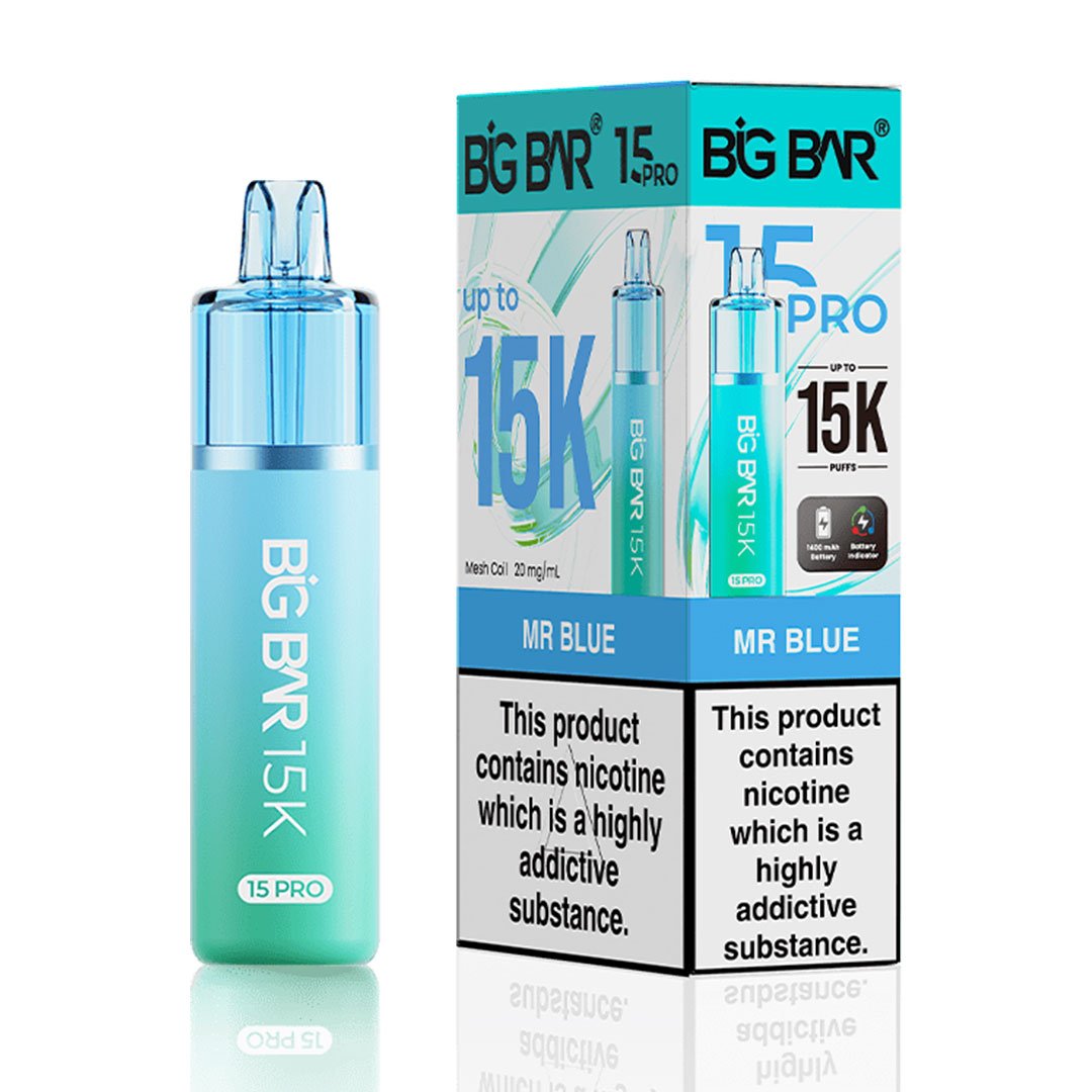 Big Bar Pro 15K Prefilled Pod Kit - Mr Blue