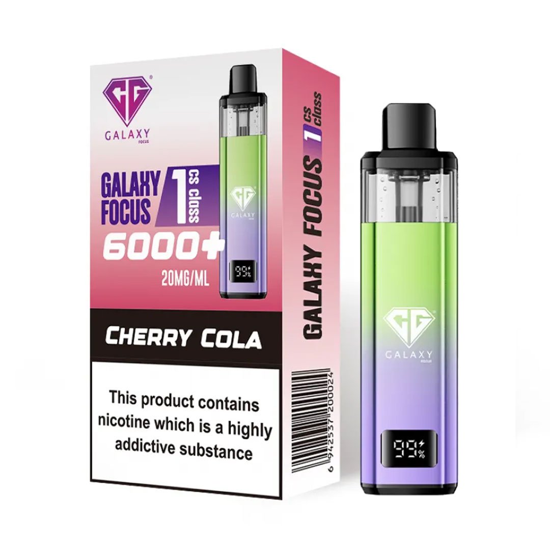 Crystal Galaxy Focus 1 6000 Prefilled Pod Kit - Cherry Cola