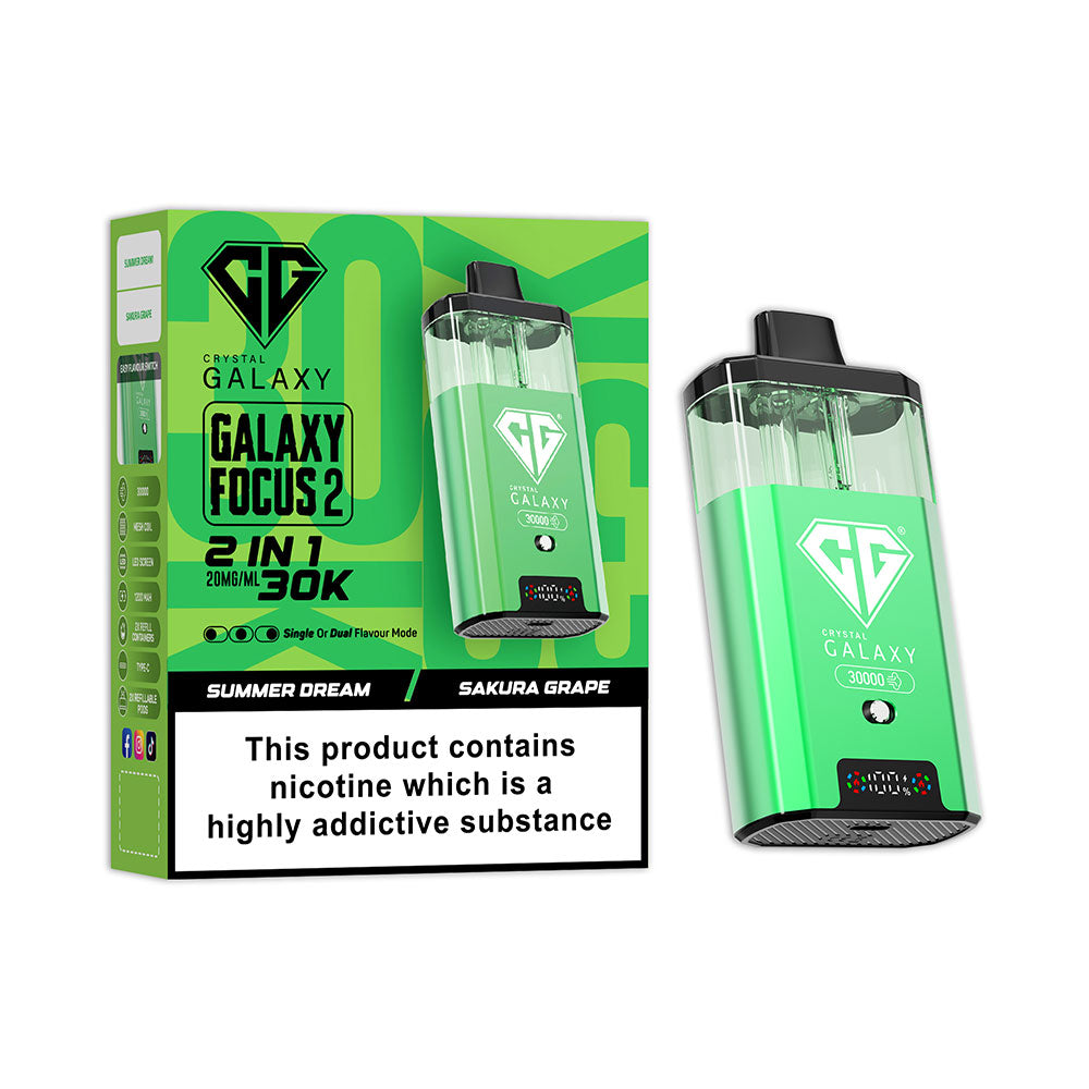Crystal Galaxy Focus 2 30K Puffs Prefilled Pod Kit