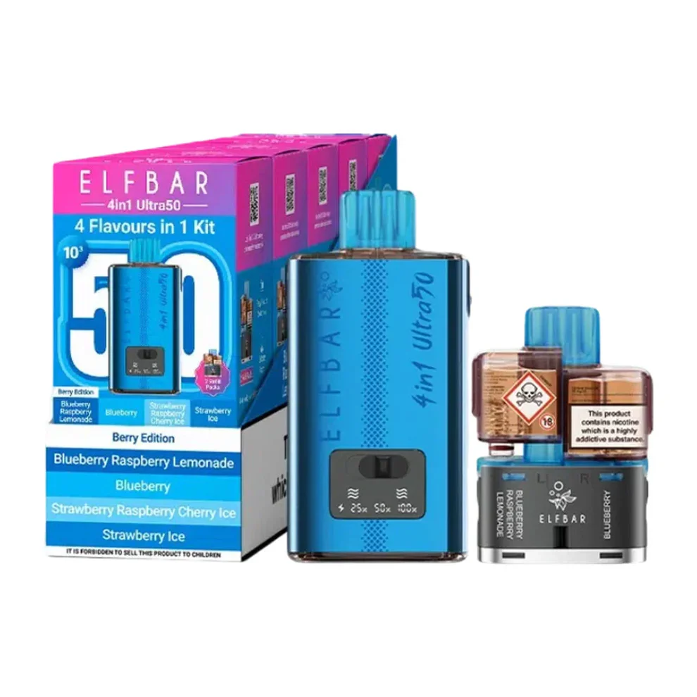 Elf Bar 4-In-1 Ultra 50 Prefilled Pod Kit