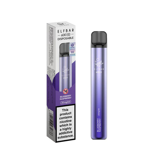 Elf Bar 600 V2 Vape Kit - Blueberry Raspberry