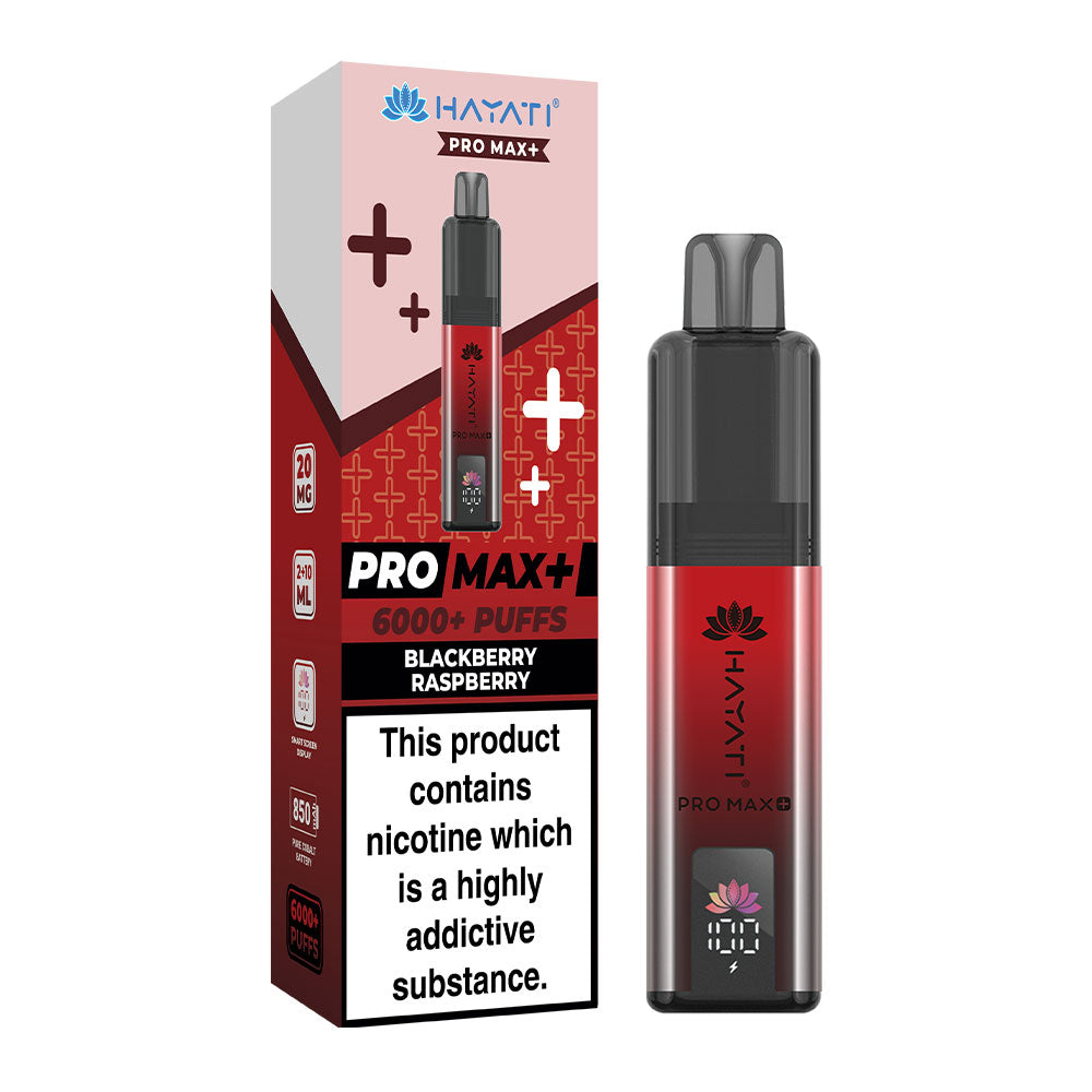 Hayati Pro Max 6000 Blackberry Raspberry Flavour Vape