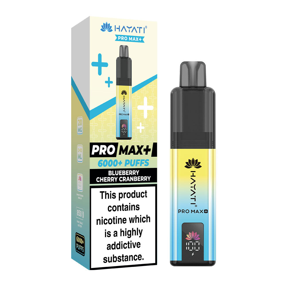 Hayati Pro Max 6000 Blueberry Cherry Raspberry Flavour Vape