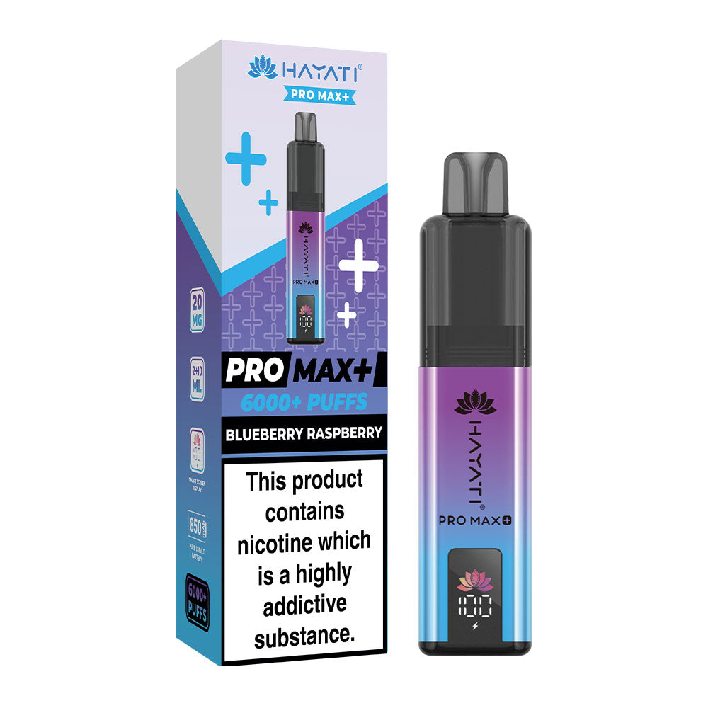 Hayati Pro Max 6000 Blueberry Raspberry Flavour Vape