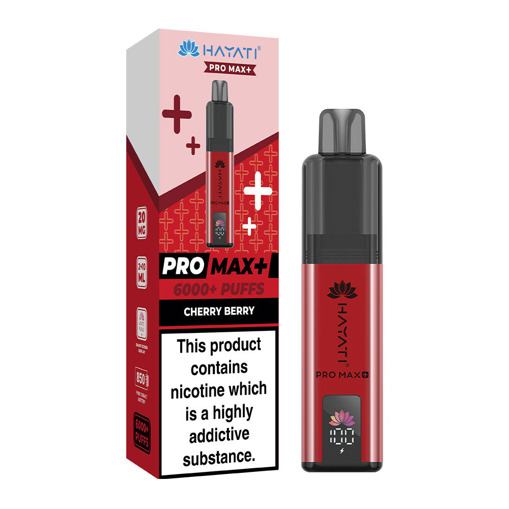 Hayati Pro Max 6000 Cherry BerryFlavour Vape