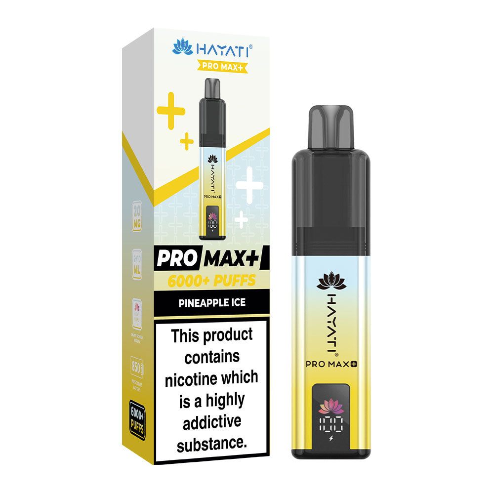 Hayati Pro Max 6000 Pineapple Ice Flavour Vape