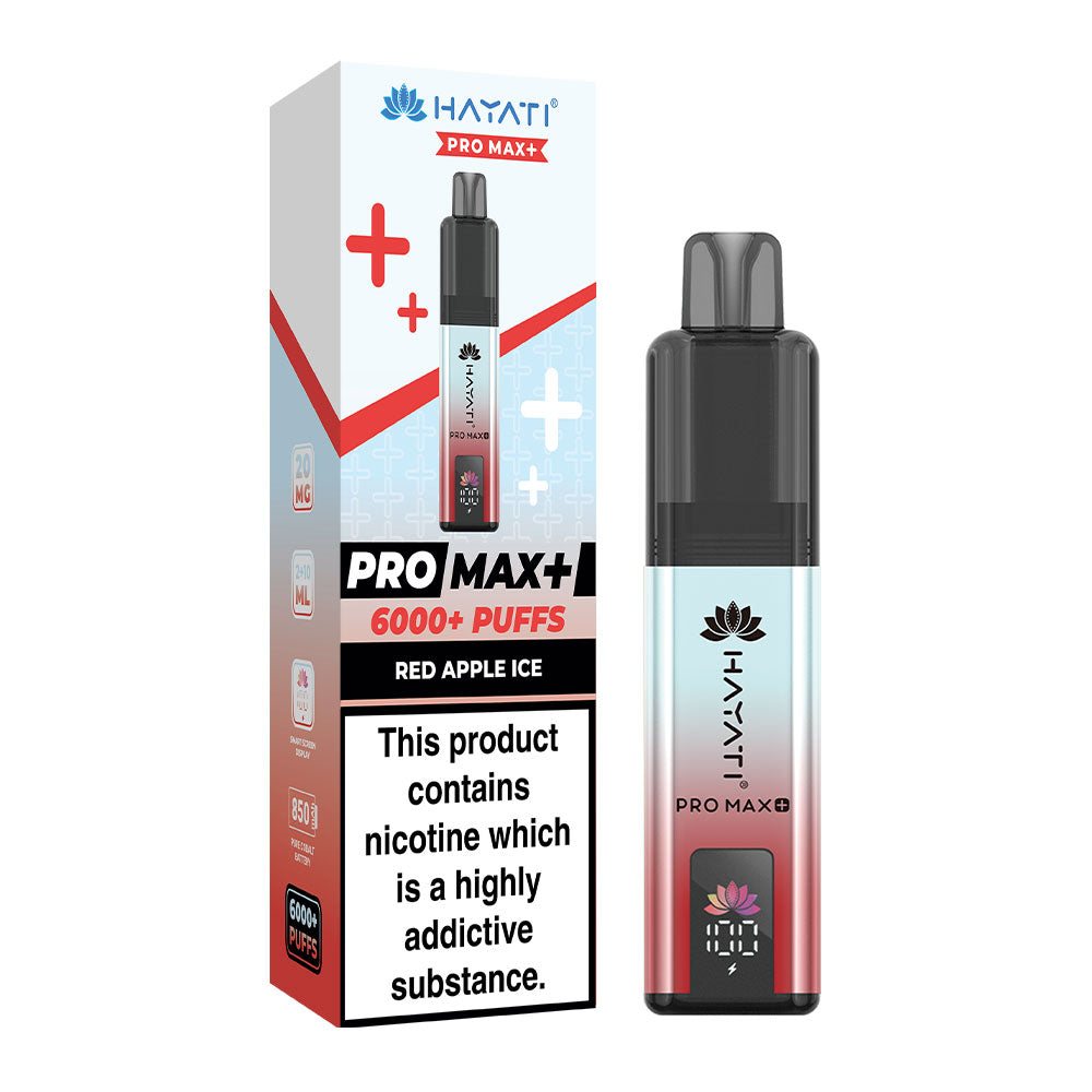 Hayati Pro Max 6000 Red Apple Ice Flavour Vape