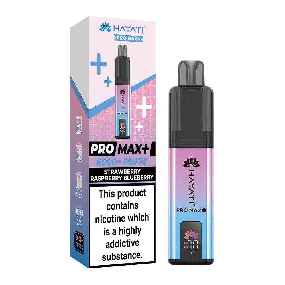 Hayati Pro Max 6000 Strawberry Raspberry Blueberry Flavour Vape