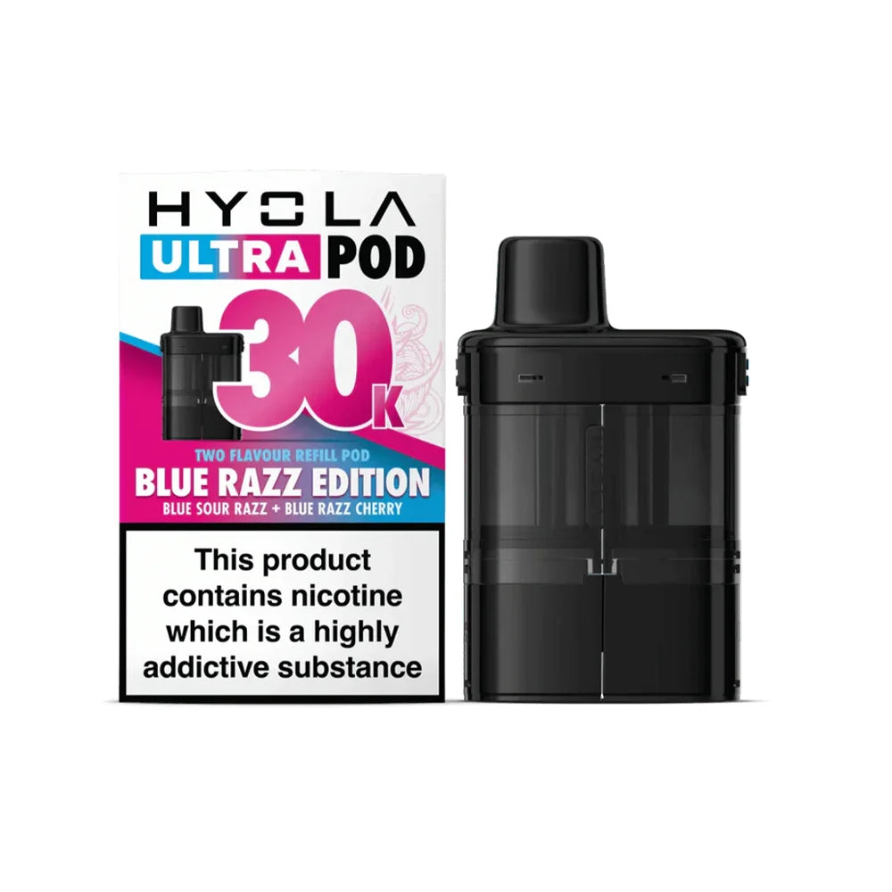 Hyola Ultra 30K Prefilled Pods - Blue Razz Edition