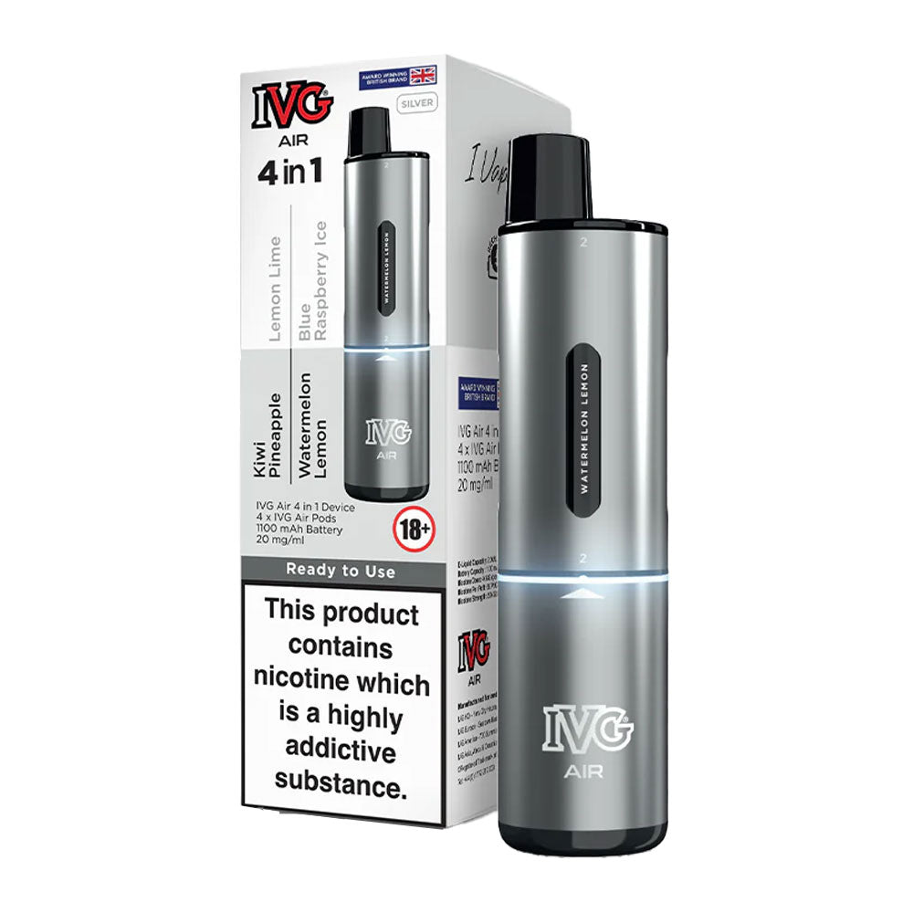 IVG Air 4-in-1 2400 Disposable - Silver Edition