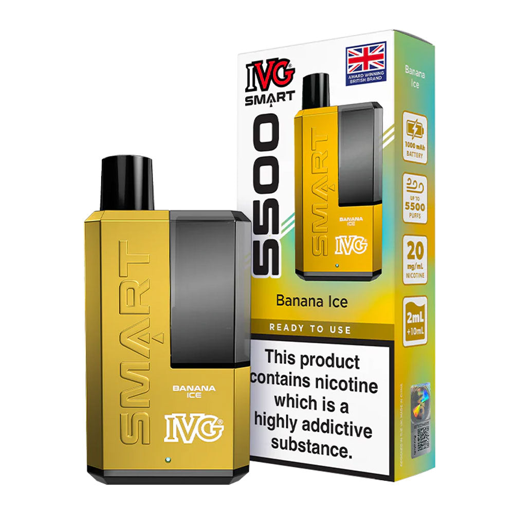 IVG Smart 5500 Puffs - Banana Ice