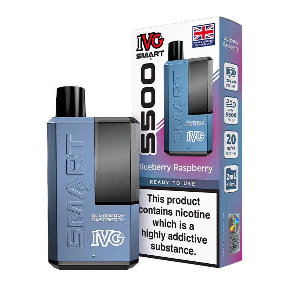 IVG Smart 5500 Puffs - Blueberry Raspberry