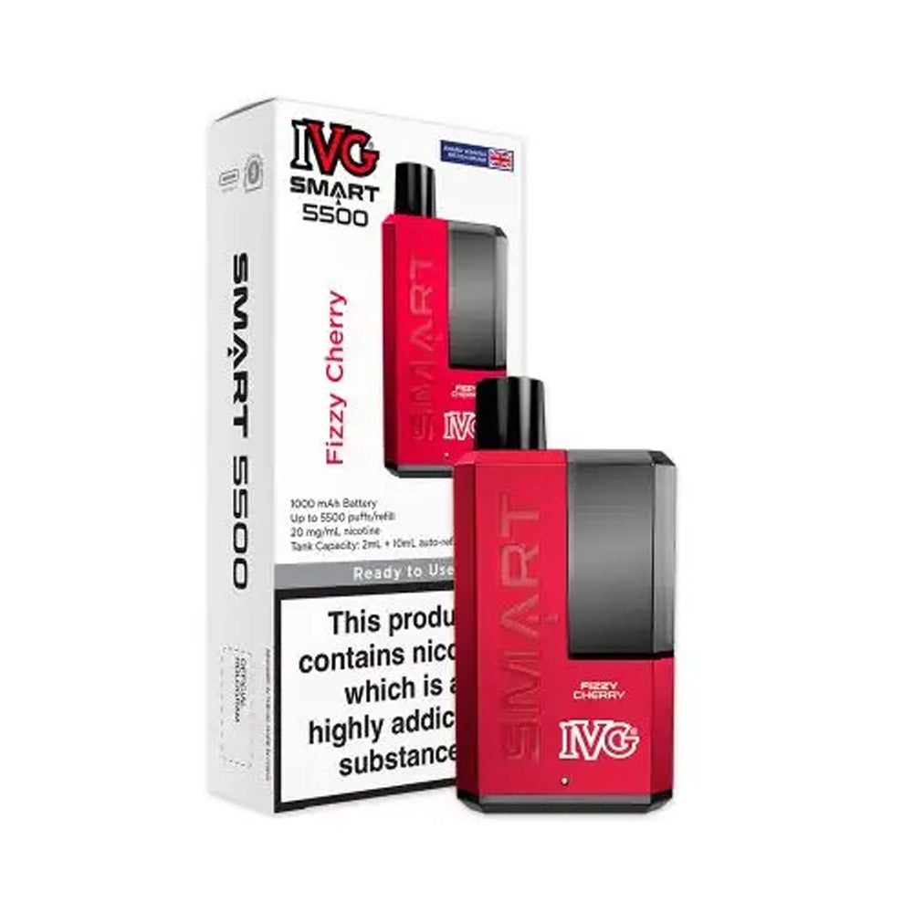 IVG Smart 5500 Puffs - Fizzy Cherry