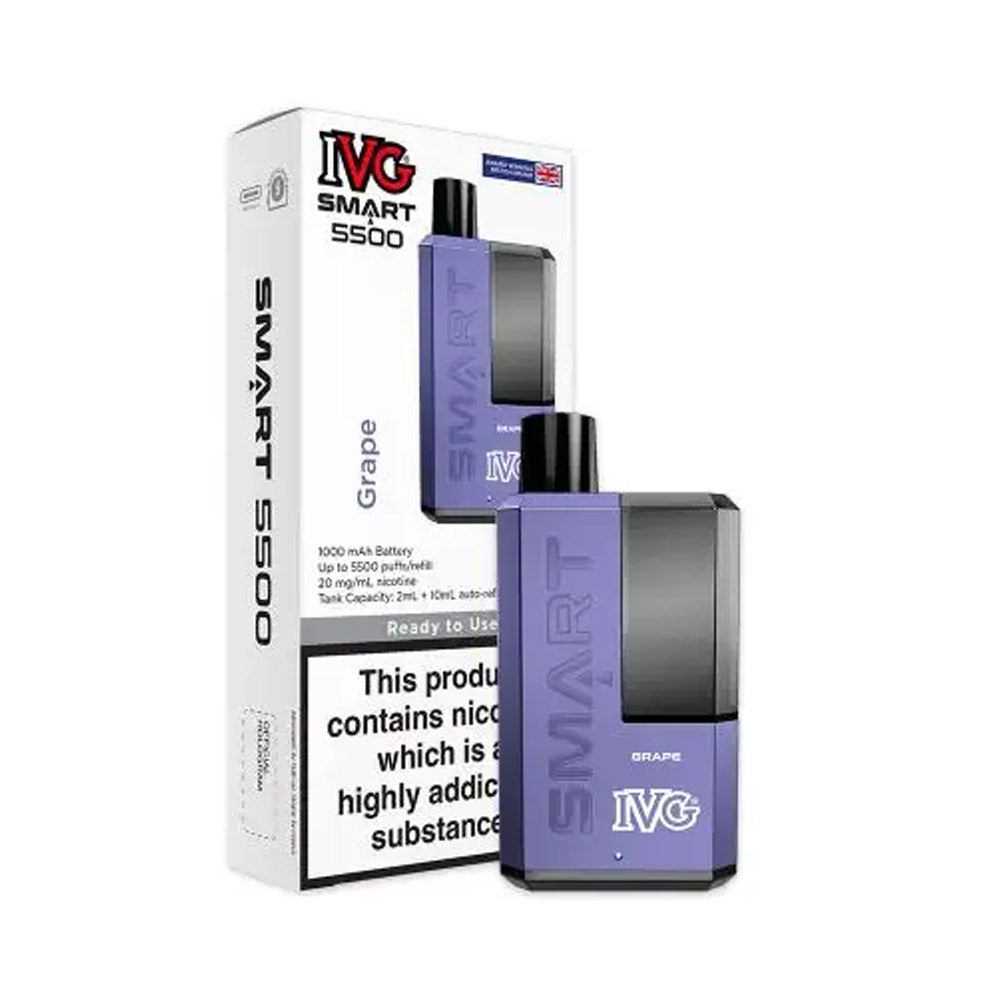 IVG Smart 5500 Puffs - Grape