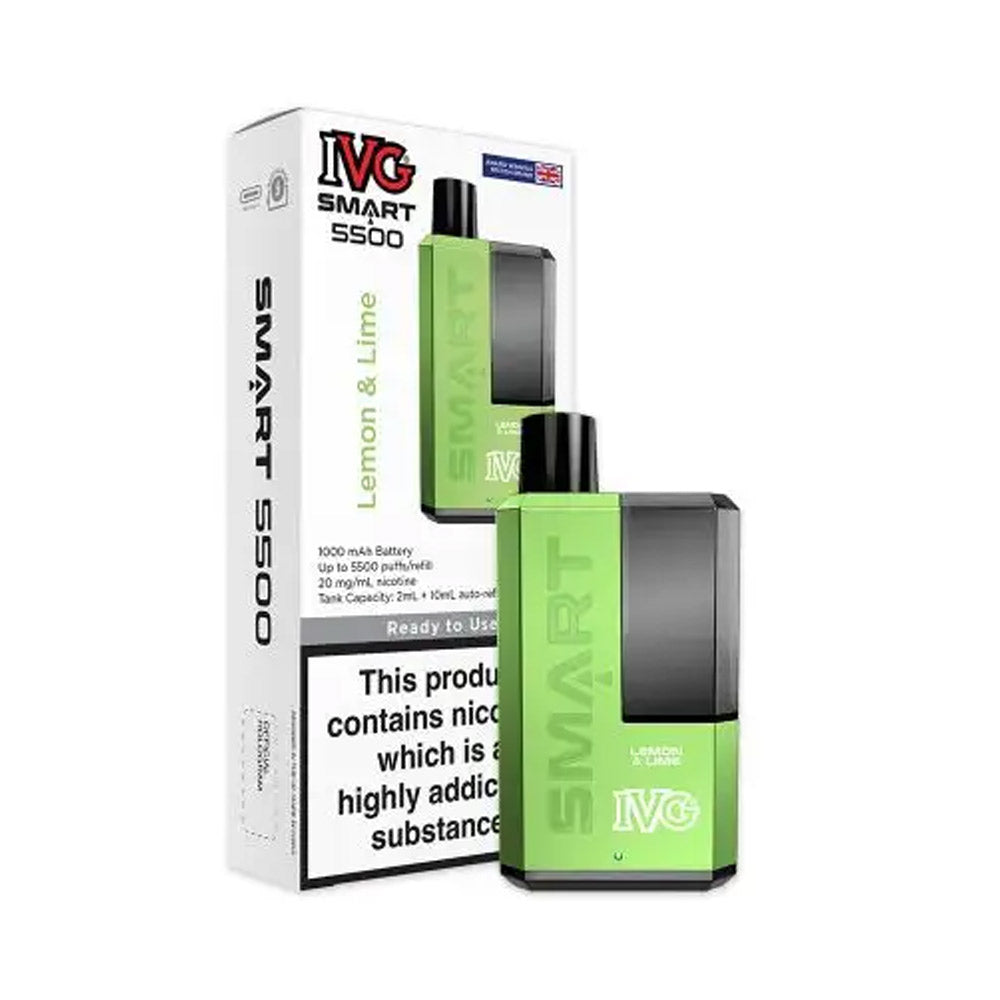 IVG Smart 5500 Puffs - Lemon & Lime