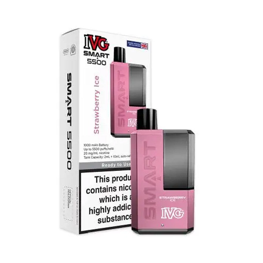 IVG Smart 5500 Puffs - Strawberry Ice
