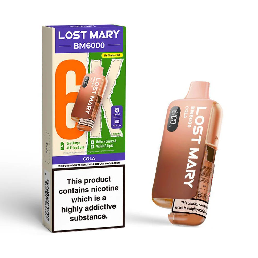 Lost Mary BM6000 Refillable Pod Kit - Cola