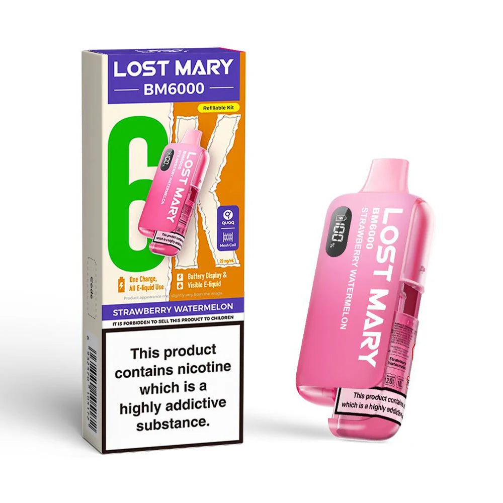 Lost Mary BM6000 Refillable Pod Kit - Strawberry Watermelon