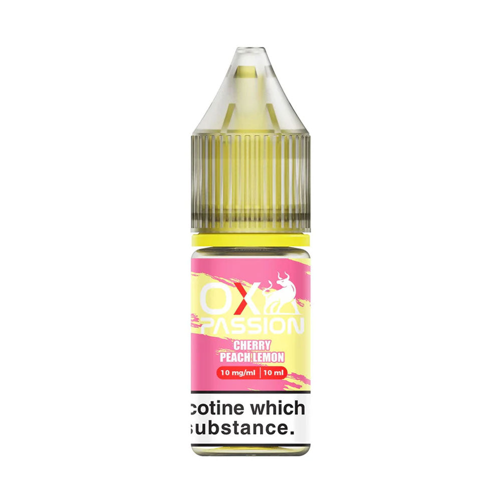 Cherry Peach Lemon OX Passion 10ml Nic Salt E Liquid