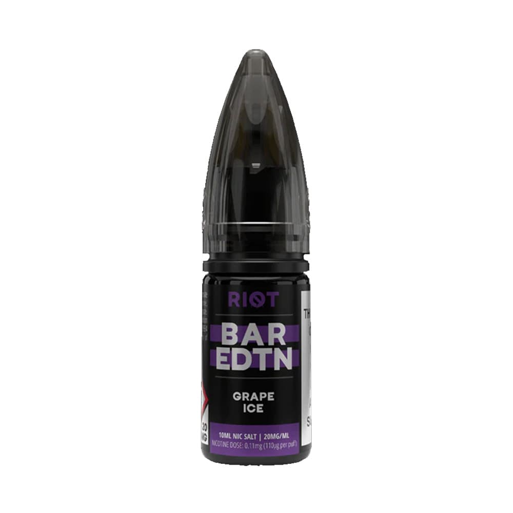 Grape Ice Riot Squad BAR EDTN 10ml Nic Salt E Liquid