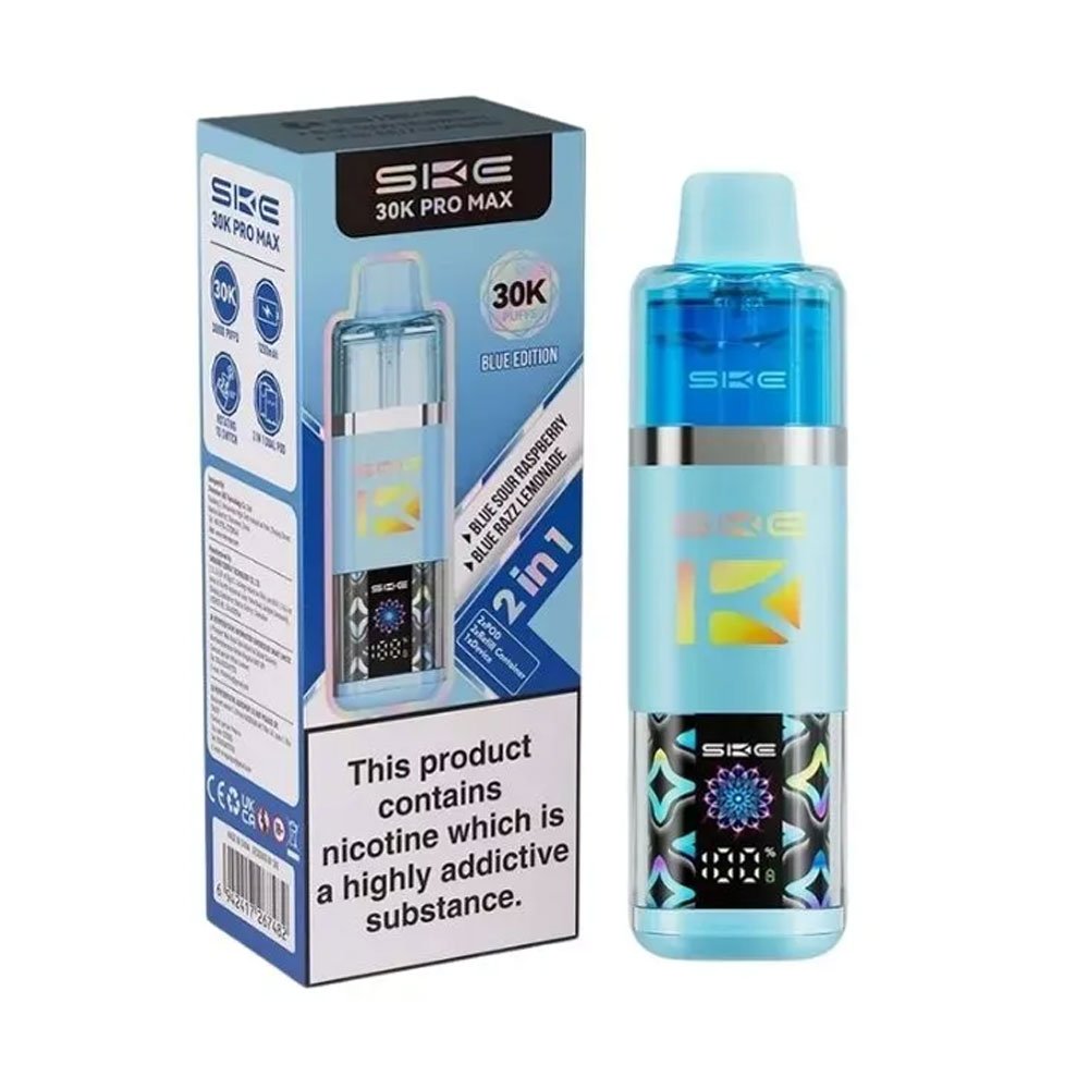 SKE 30K Pro Max 2 in 1 Prefilled Pod Kit - Blue Edition
