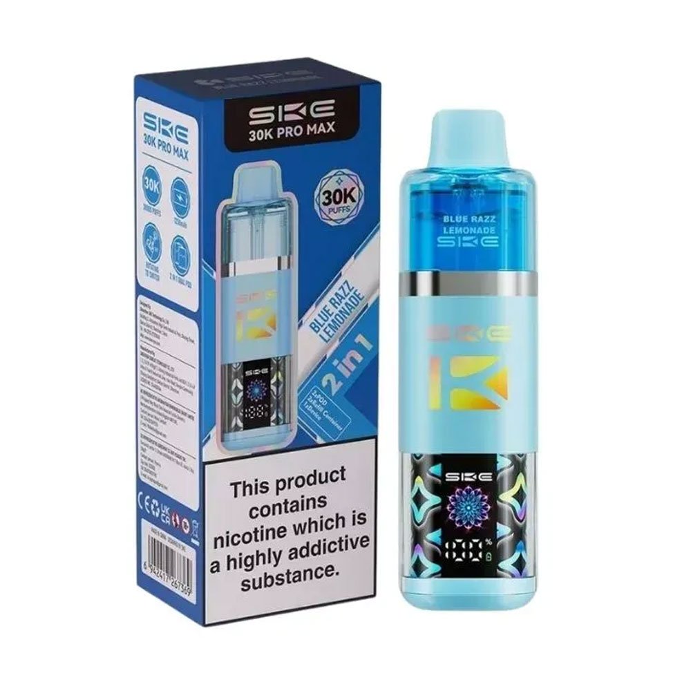 SKE 30K Pro Max 2 in 1 Prefilled Pod Kit - Blue Razz Lemonade