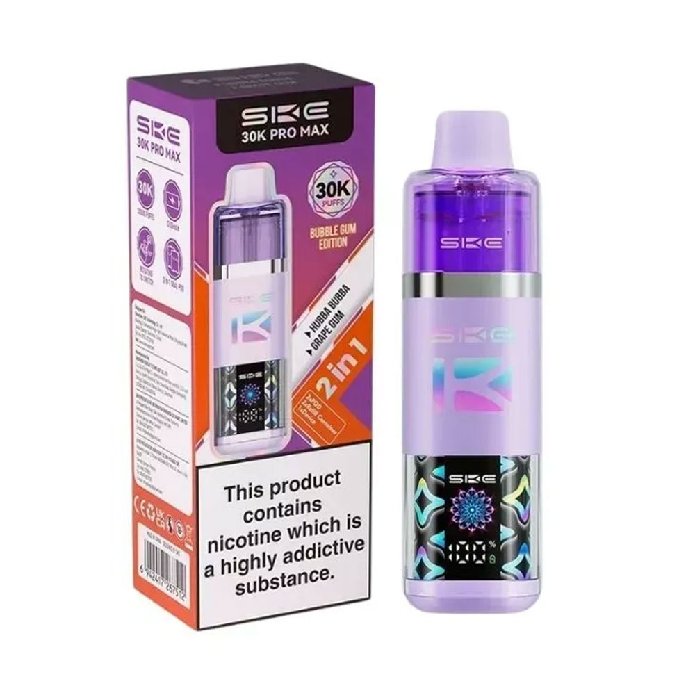 SKE 30K Pro Max 2 in 1 Prefilled Pod Kit - Bubble Gum Edition