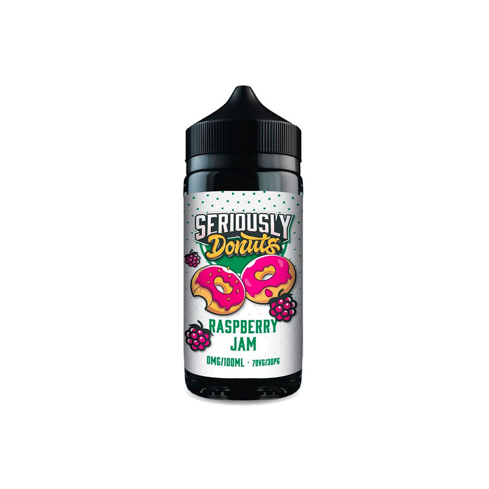 Doozy Vape Seriously Donuts Raspberry Jam 100ml Shortfill E Liquid