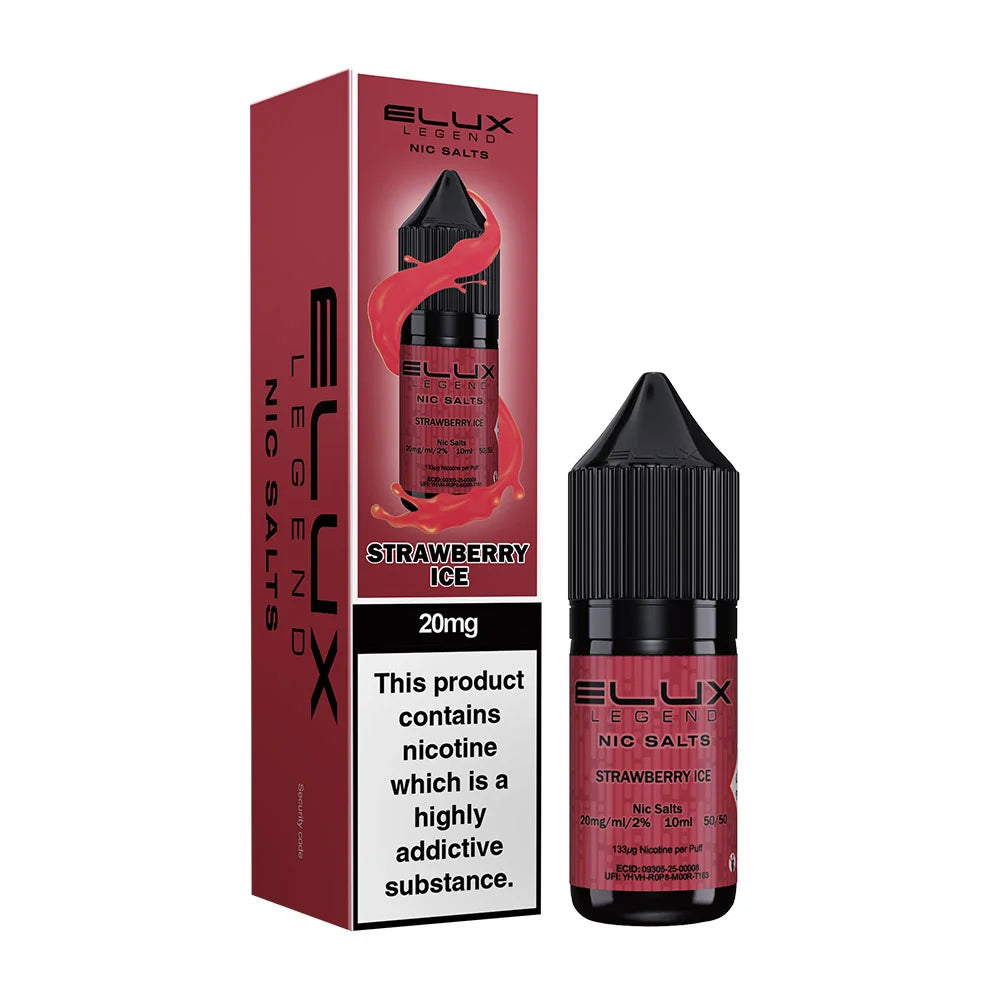 Strawberry Ice Elux Legend 10ml Nic Salt