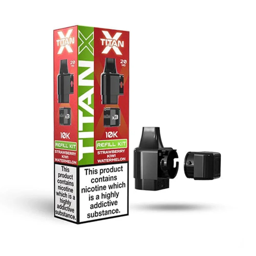 Titan X Prefilled Pods - Strawberry Kiwi Watermelon