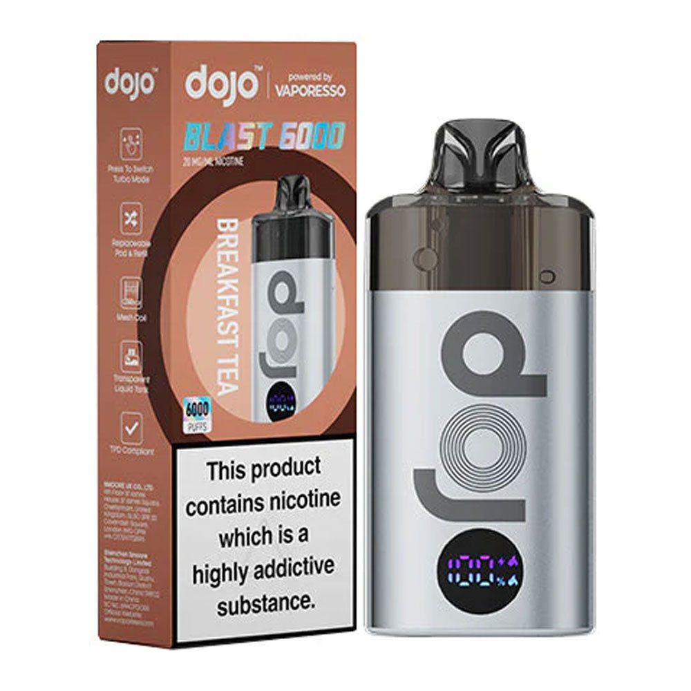Vaporesso Dojo Blast 6000 Prefilled Kit - Breakfast Tea