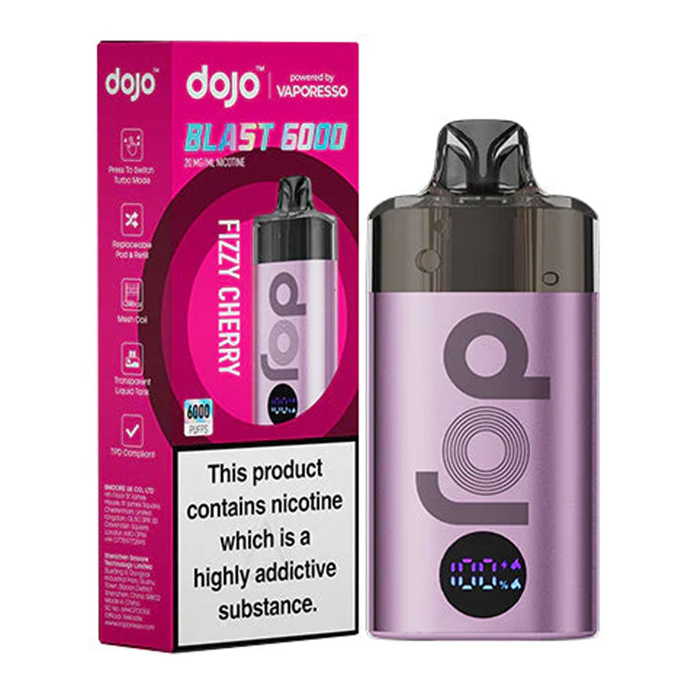 Vaporesso Dojo Blast 6000 Prefilled Kit - Fizzy Cherry