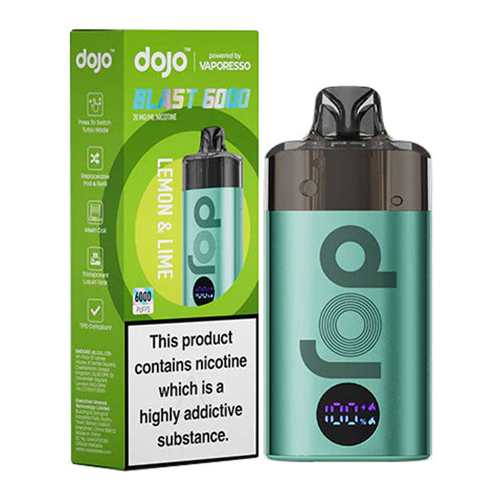Vaporesso Dojo Blast 6000 Prefilled Kit - Lemon & Lime