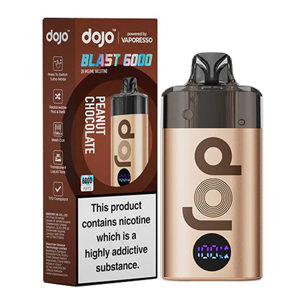 Vaporesso Dojo Blast 6000 Prefilled Kit - Peanut Chocolate