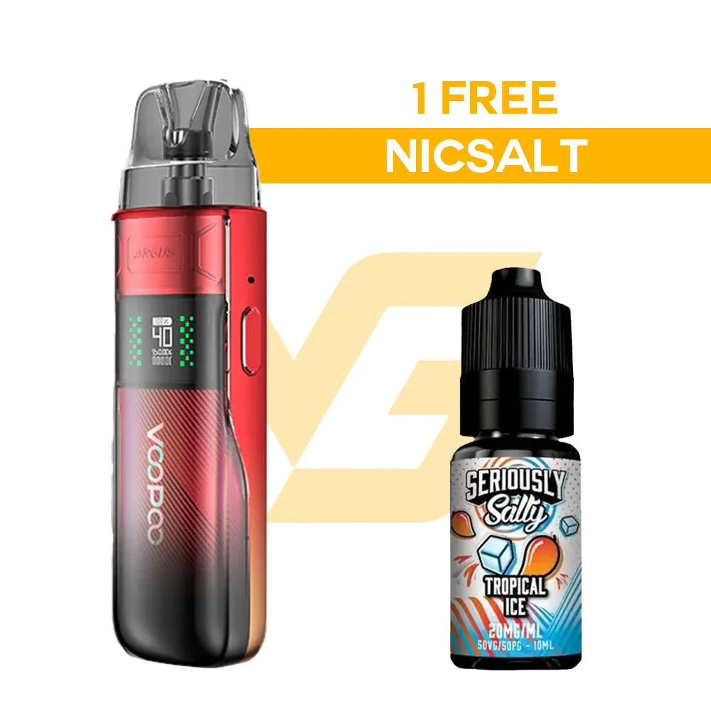 1800mAh, PnP X Coils VooPoo Argus E40 Pod Vape Kit - Free Delivery 1800mAh, PnP X Coils VooPoo Argus E40 Pod Vape Kit - Free Delivery
