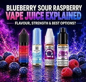 Blueberry Sour Raspberry Vape Juice: Flavour & Strength