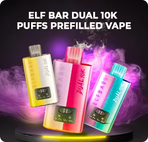 Elf Bar Dual 10K Puffs Prefilled Vape