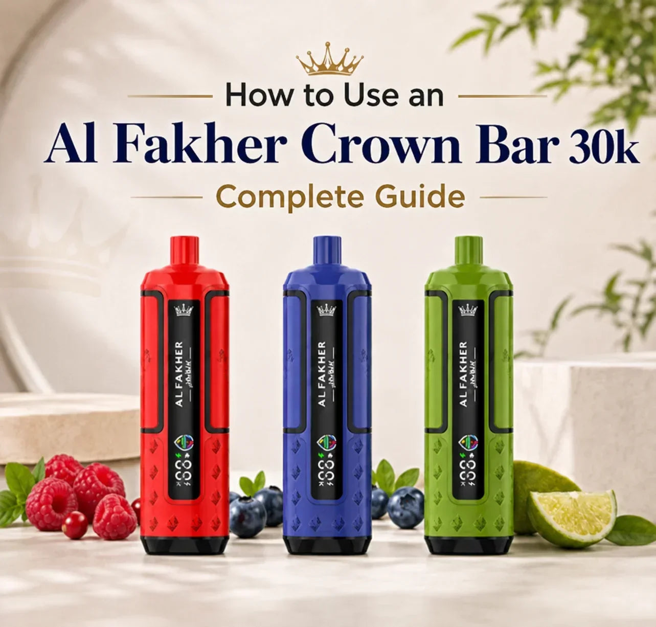 How to Use the Al Fakher Crown Bar 30K
