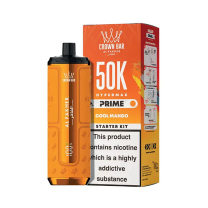 Al Fakher Crown Bar 50K Hypermax Prefilled Pod Kit - Cool Mango