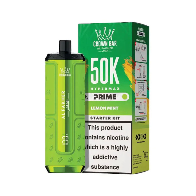Al Fakher Hypermax 50K Prefilled Pod Kit - Lemon Mint