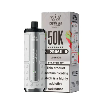 Al Fakher Crown Bar 50K Hypermax Prefilled Pod Kit - Lush Ice