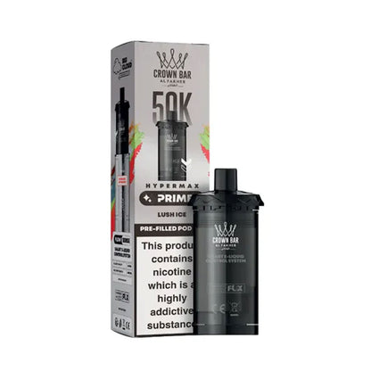 Al Fakher Crown Bar 50K Hypermax Prefilled Pods - Lush Ice